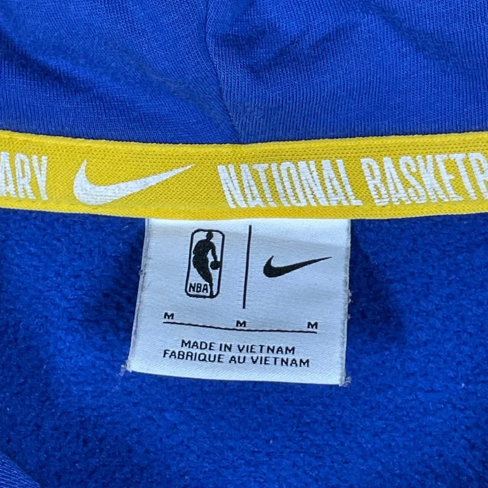 Nike Golden State Warriors NBA 75th Anniversary Full Zip Tech Hoodie Blue Mens M
